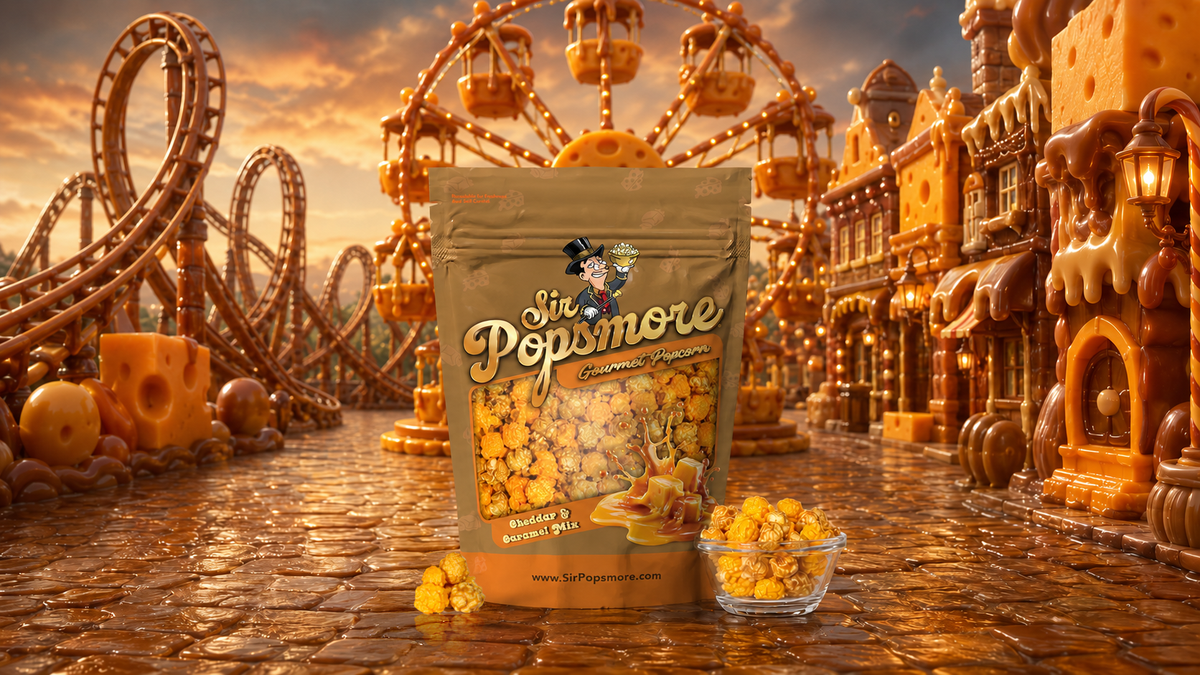 Cheddar & Caramel Mix Popcorn