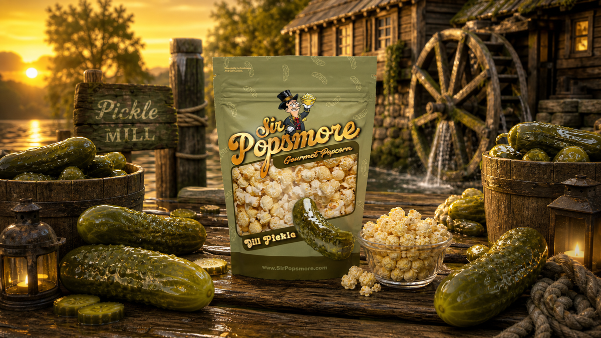 Dill Pickle Popcorn